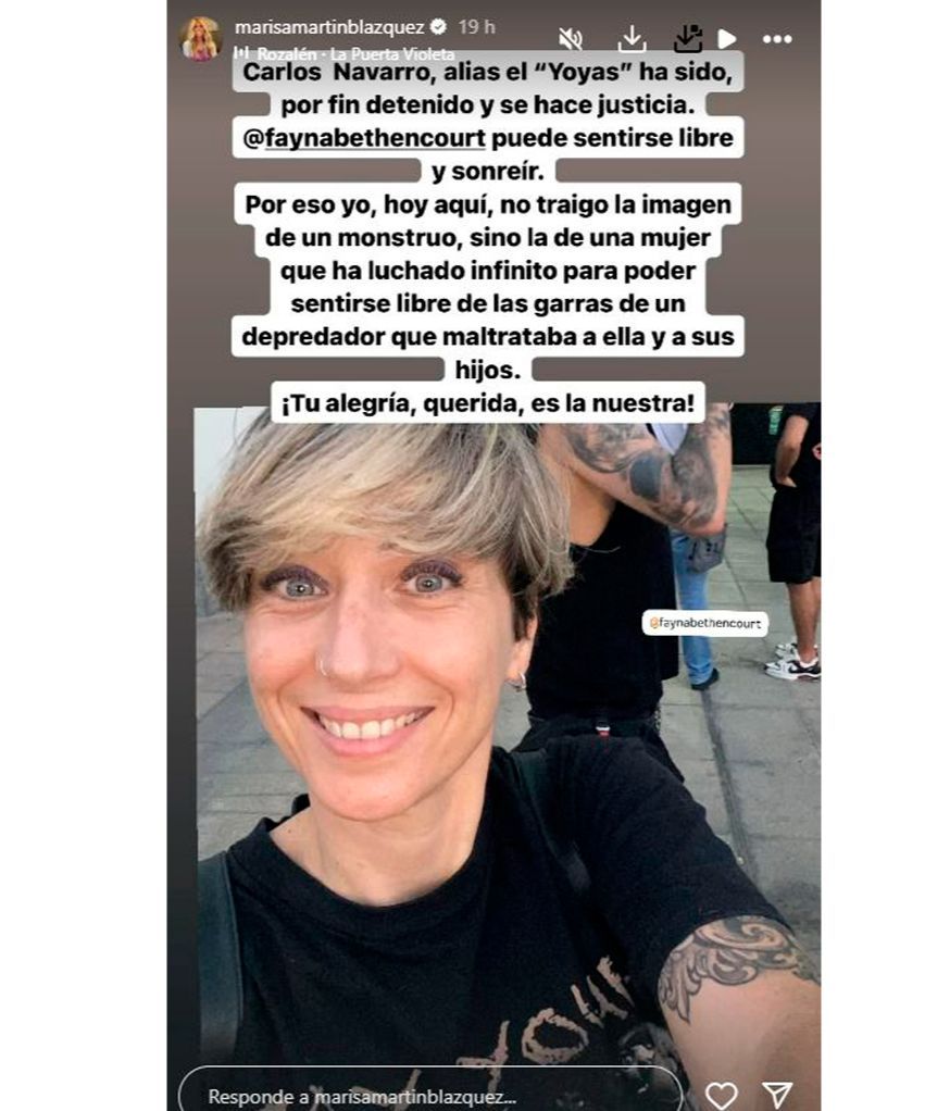 El gesto de apoyo de Marisa Martín-Blázquez con Fayna Bethencourt