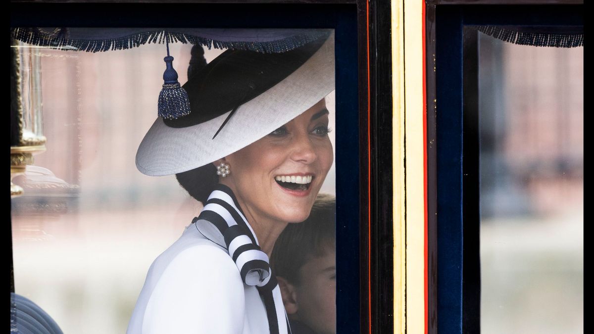 Kate Middleton, en el Trooping The Colour 2024, el pasado 15 de junio.