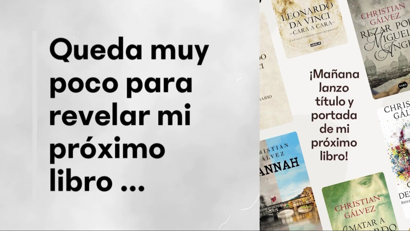 La feliz noticia de Christian Gálvez