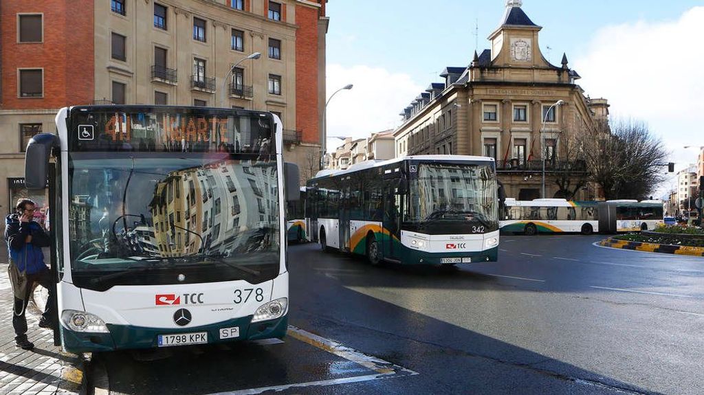 Autobuses urbanos en Pamplona