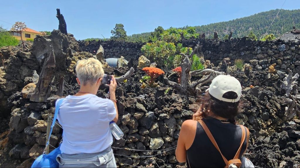 Conociendo los efectos del volcán en la isla