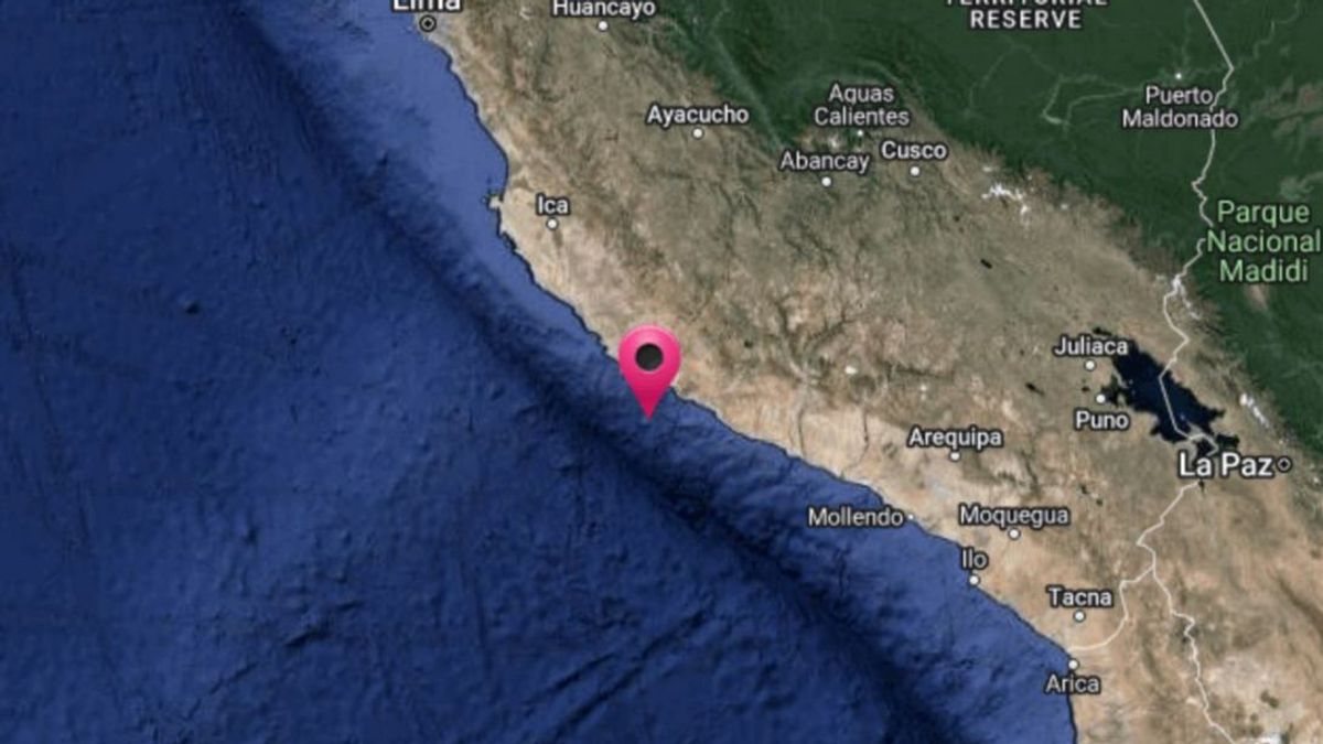 Perú emite una alerta de tsunami tras registrarse un terremotode 7,2