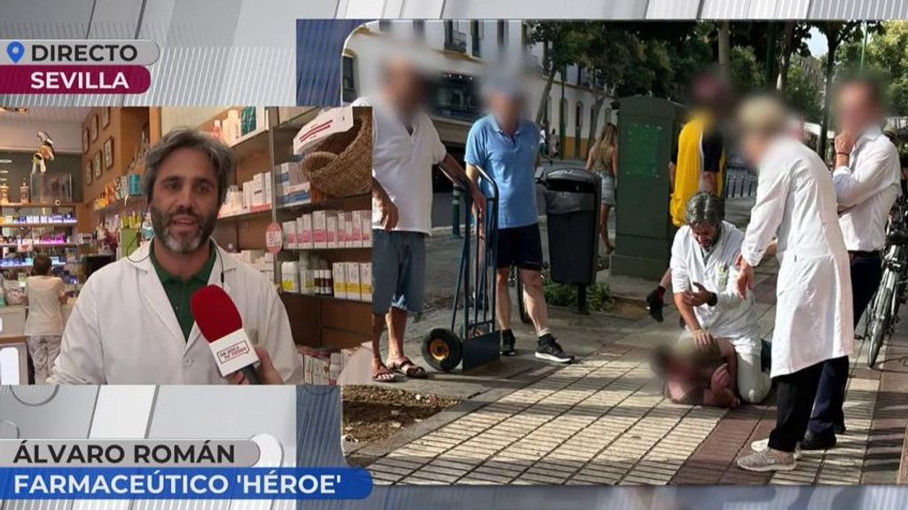 Un farmacéutico 'héroe' de Sevilla atrapa a su ladrón: "Me salió de dentro y fui a por él"