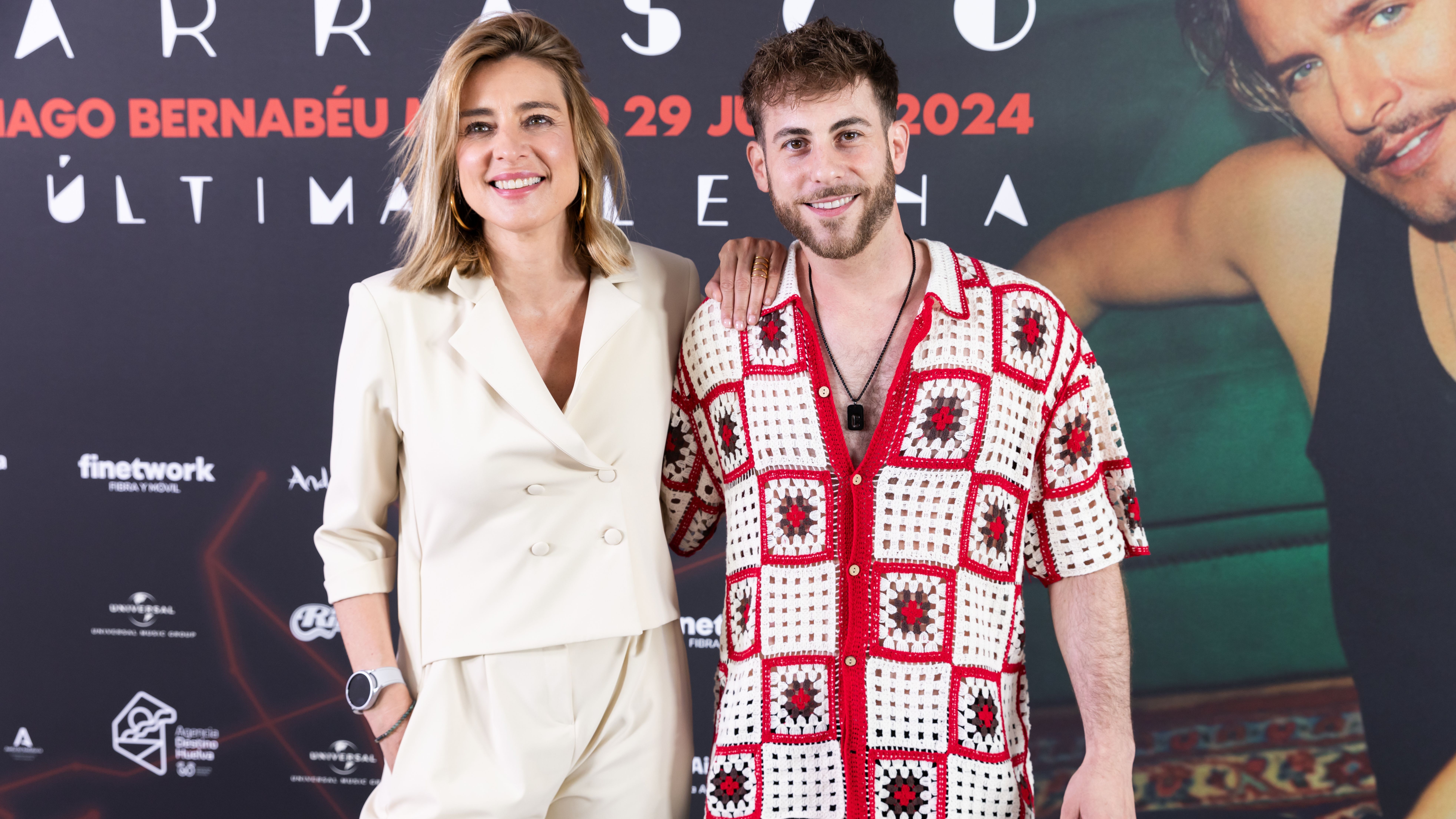 Sandra Barneda y César Muñoz