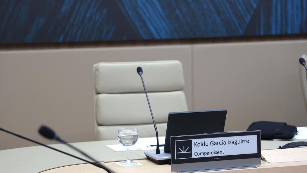 Asiento vacío de Koldo García tras no presentarse para comparecer en el Parlament Balear, el pasado 24 de mayo.