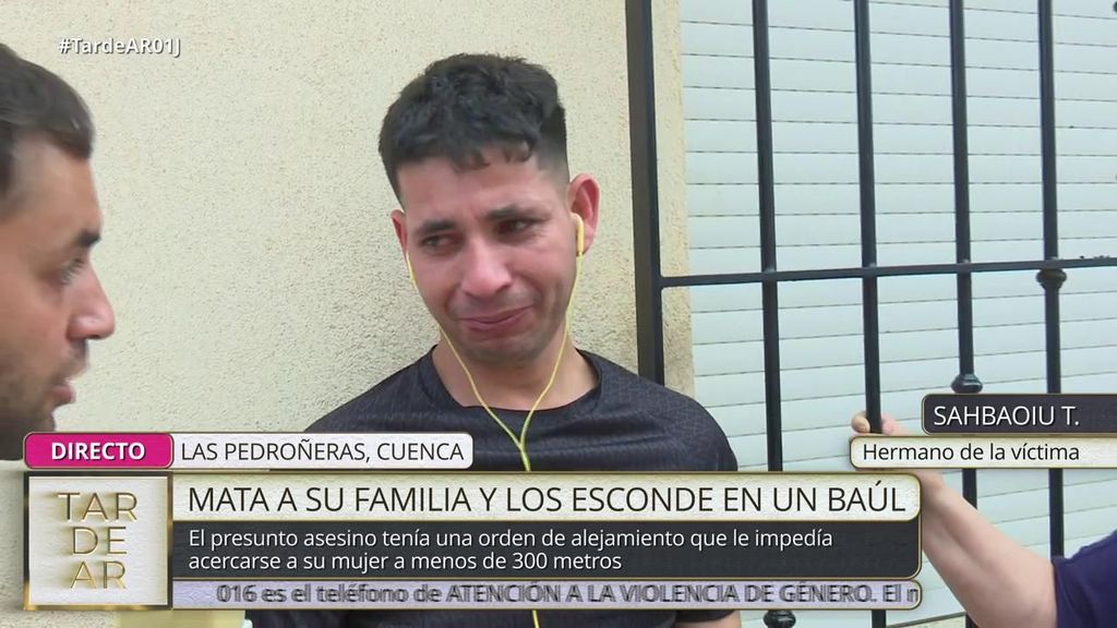 El hermano de la mujer asesinada en Las Pedroñeras por su exmarido, entre lágrimas: “No puedo hablar”