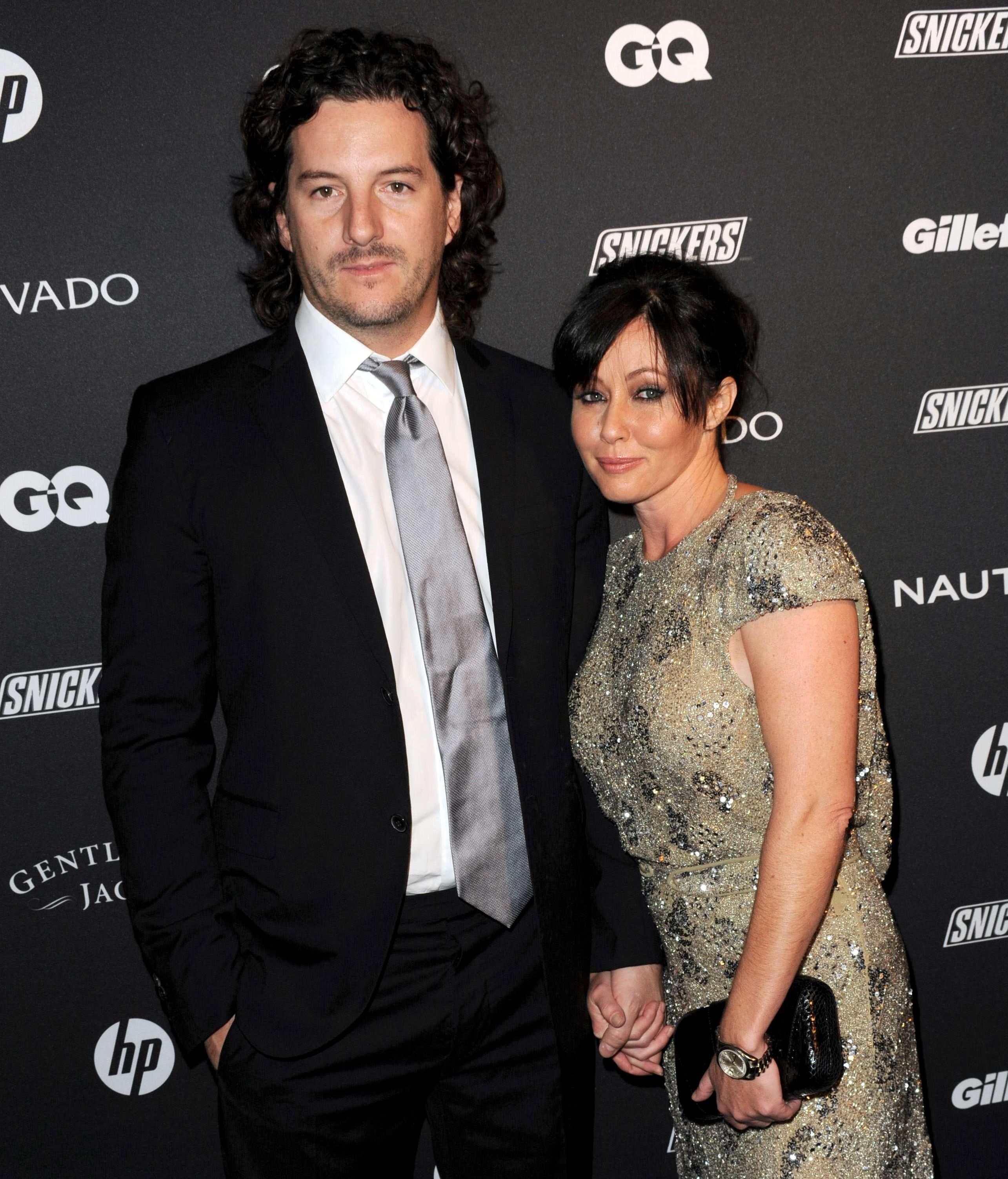 Shannen Doherty y Kurt Iswarienko en una imagen de archivo.