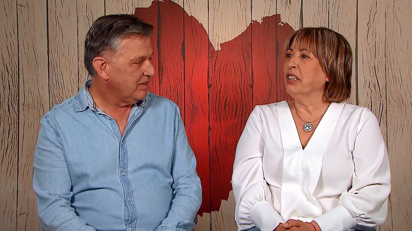 Luis y Teresa durante su cita en 'First Dates'