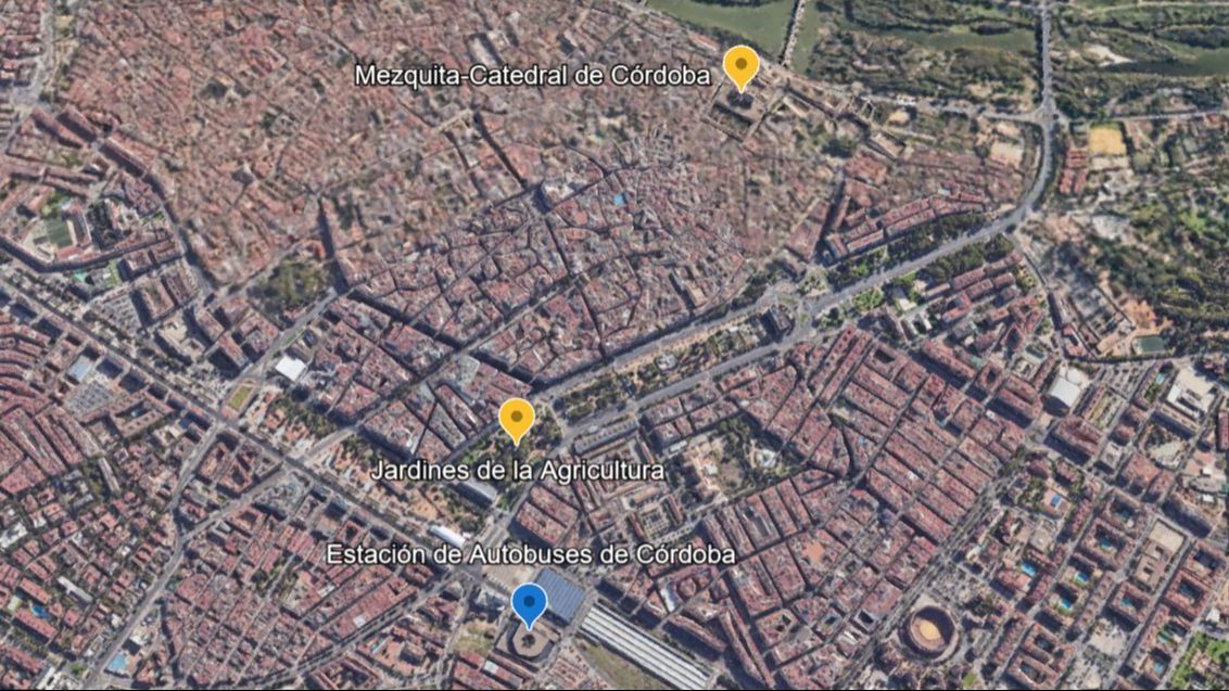 Zona en la que Paco Molina quedó con sus amigos