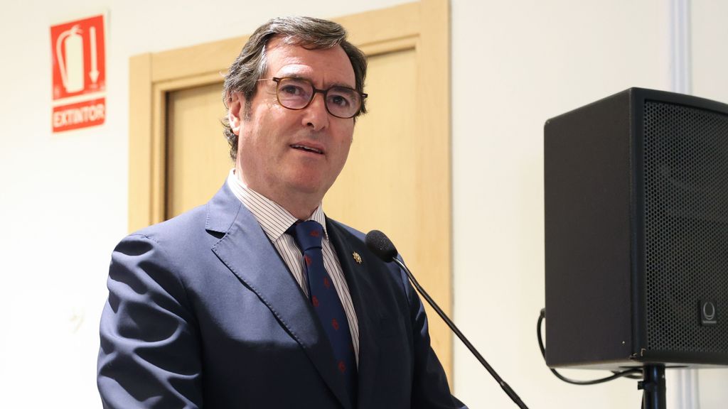 El presidente de la CEOE, Antonio Garamendi