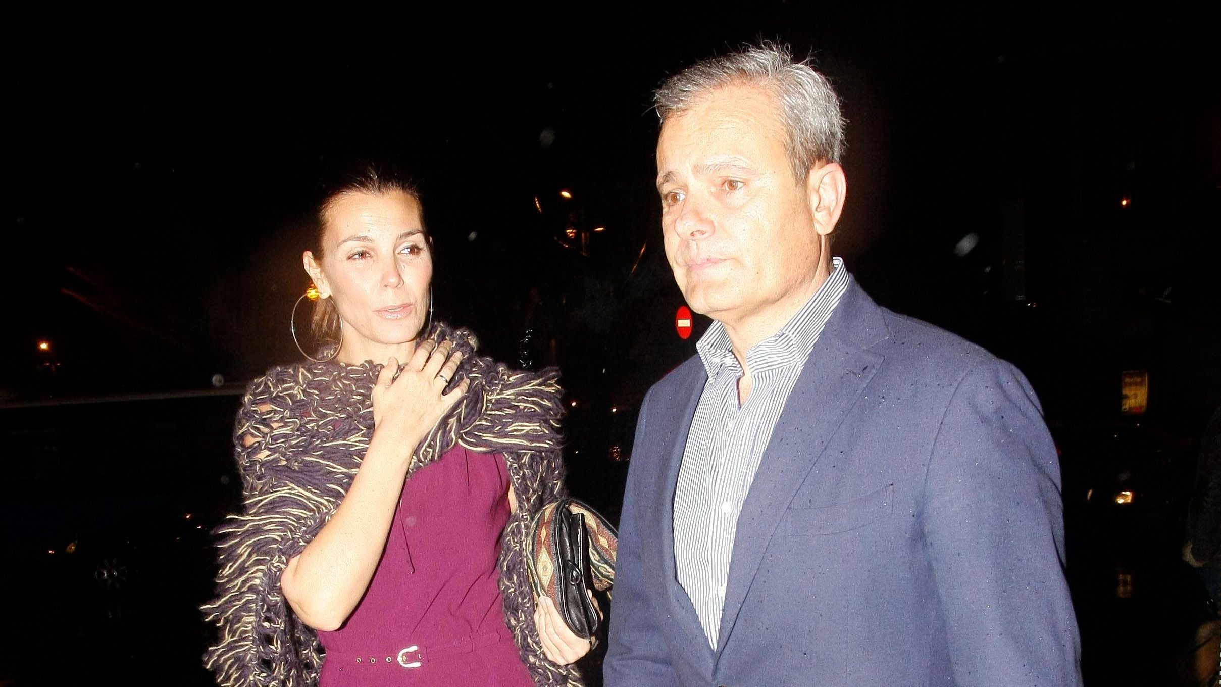Mar Flores y Javier Merino, durante su relación