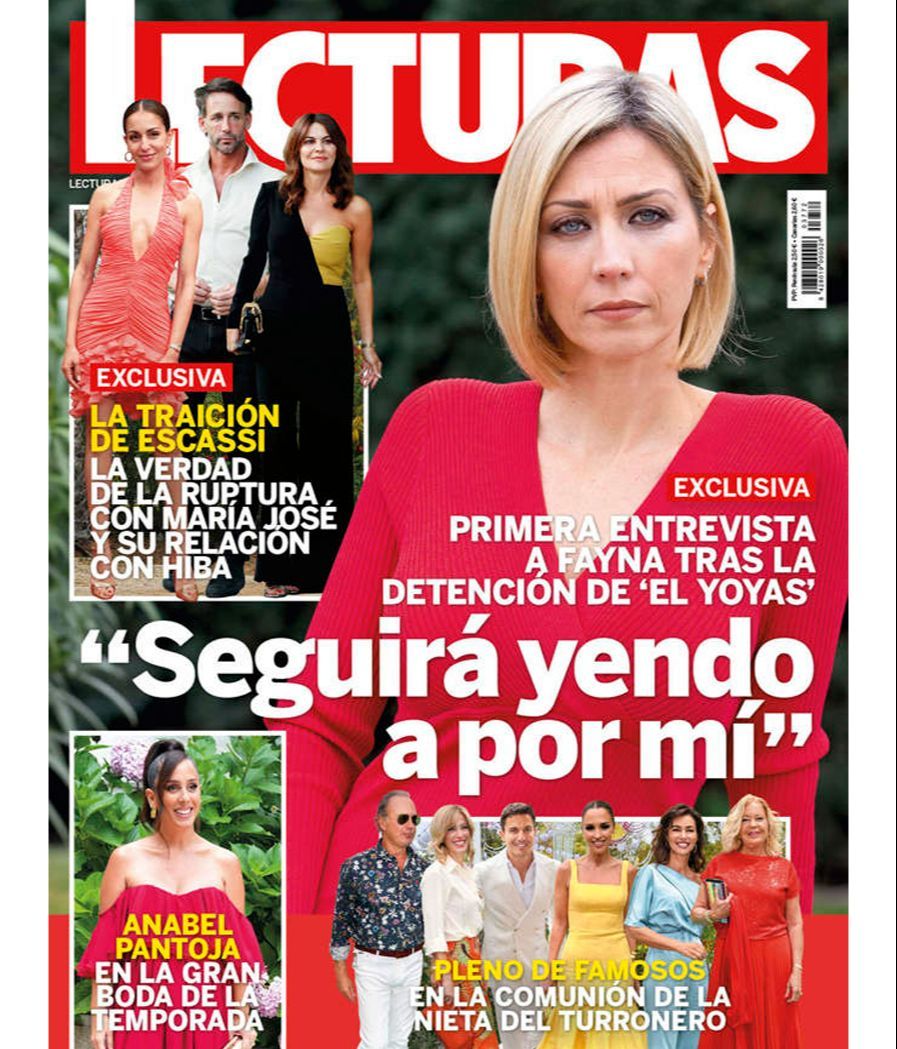 Portada revista 'Lecturas' con la entrevista de Fayna Bethencourt