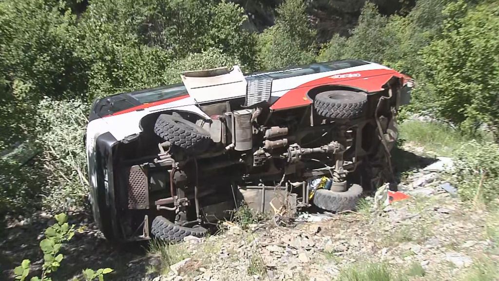 Un fallo de los frenos causó el accidente del microbús en Pirineos