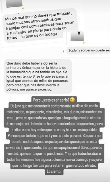 El texto de Cristina Pedroche reflexionando sobre las críticas
