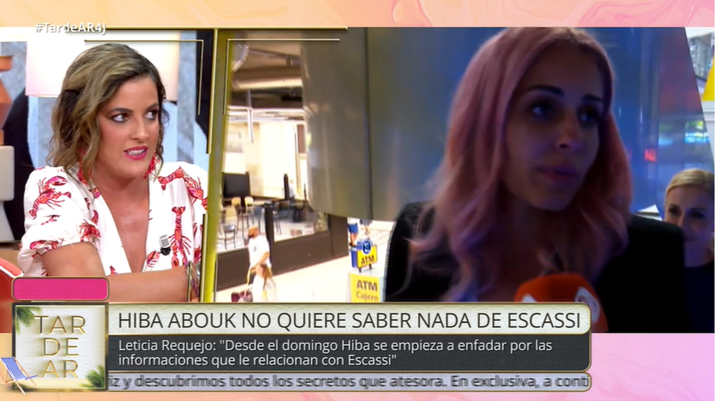 Exclusiva | Hiba Abouk no quiere saber nada de Escassi, según Leticia Requejo: “No le coge el teléfono, le quiere fuera de su vida”