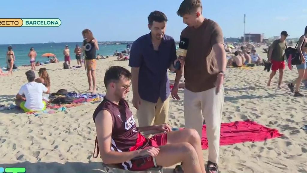 La postura correcta para una silla de playa