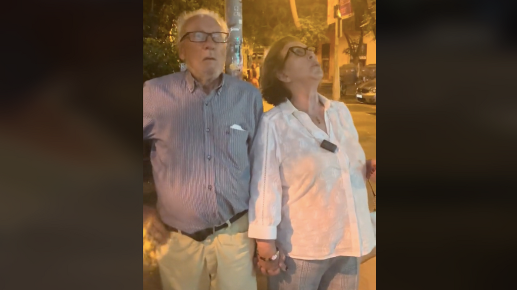 La sorpresa de un matrimonio de 84 años al ver por primera vez la Sagrada Familia