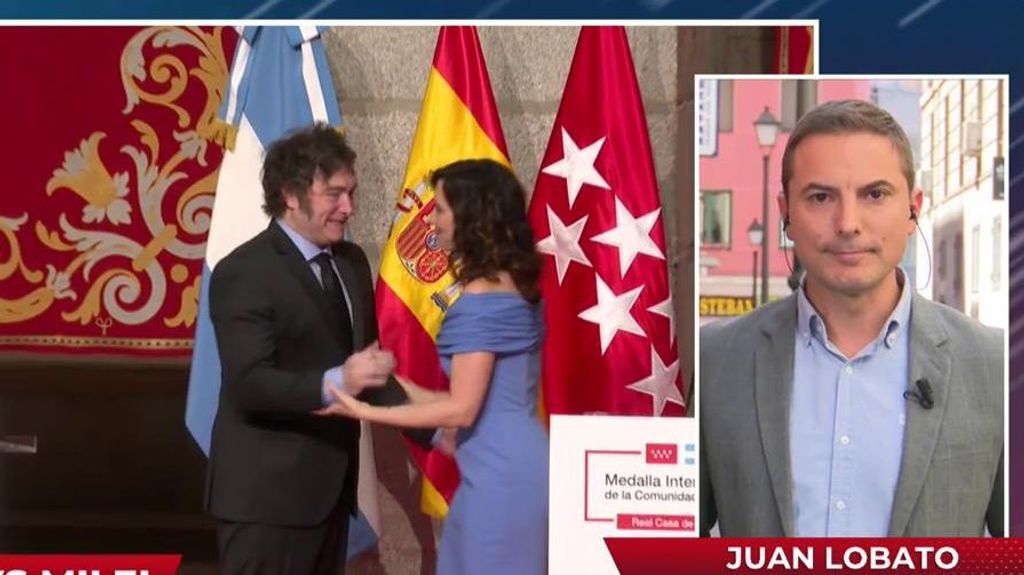 Lobato se pronuncia sobre el recurso del PSOE para anular la medalla concedida por Ayuso a Milei