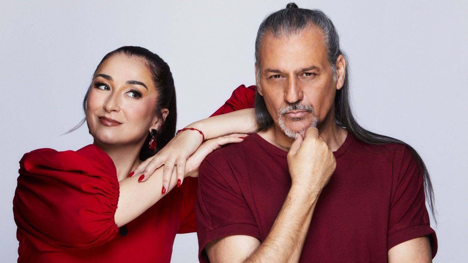 Los componentes de la banda de música Camela