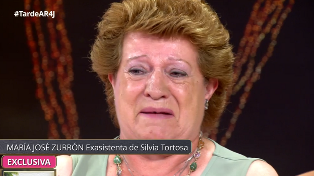 María José Zurrón se derrumba en el plató hablando de Silvia Tortosa