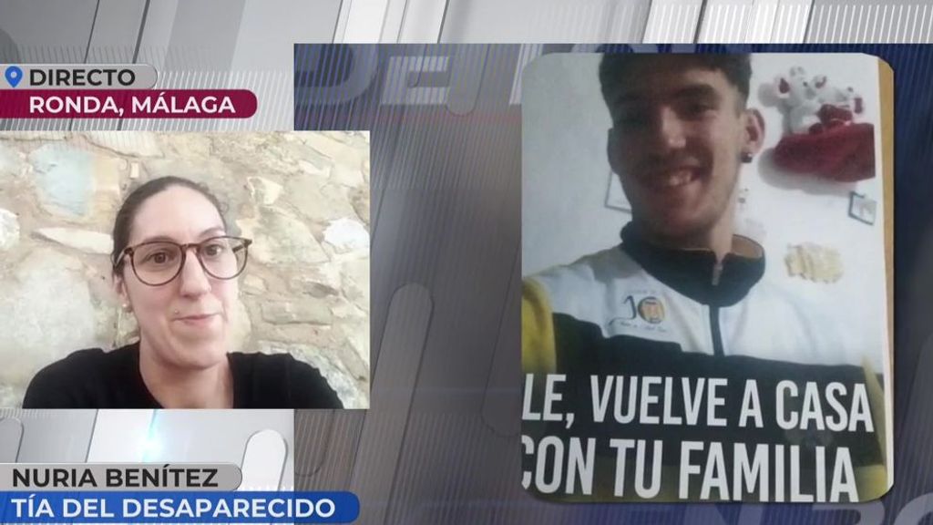 La tía de un joven desaparecido hace dos meses: ''Muerto no está, es un buscavidas''