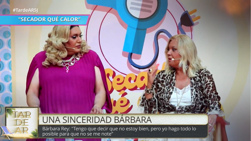 Bárbara Rey, más sincera que nunca: “No estoy bien, pero hago todo lo posible para que no se me note”