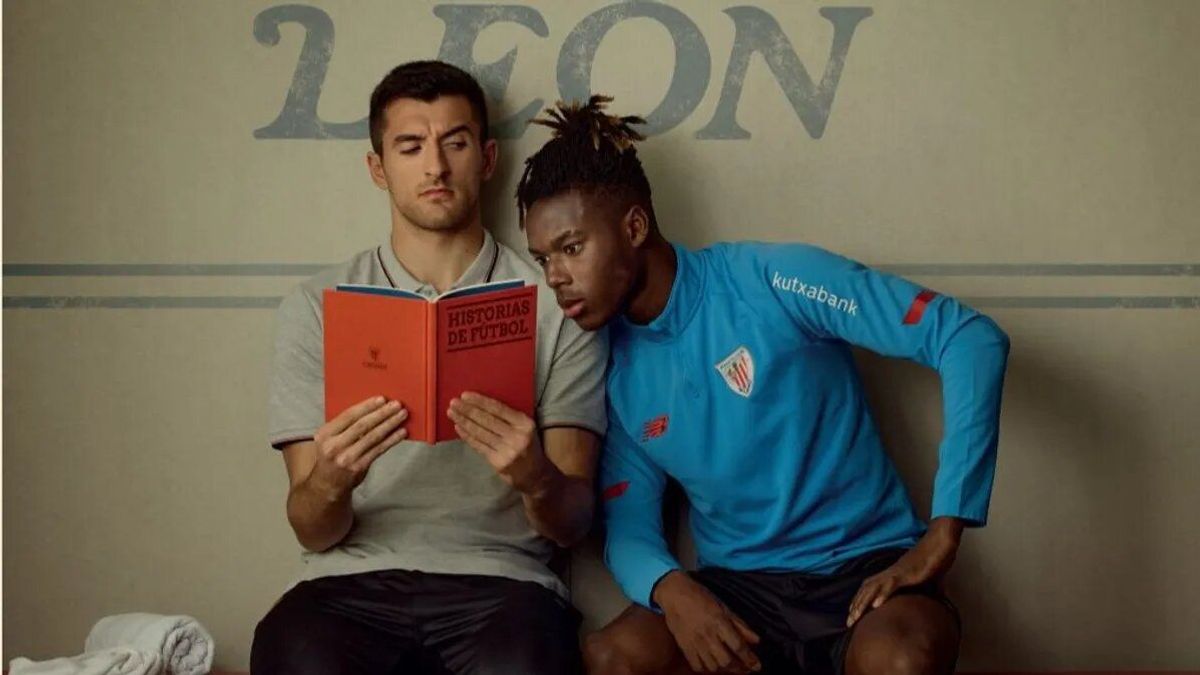 Dani Vivian y Nico Williams en la imagen de la campaña del Athletic