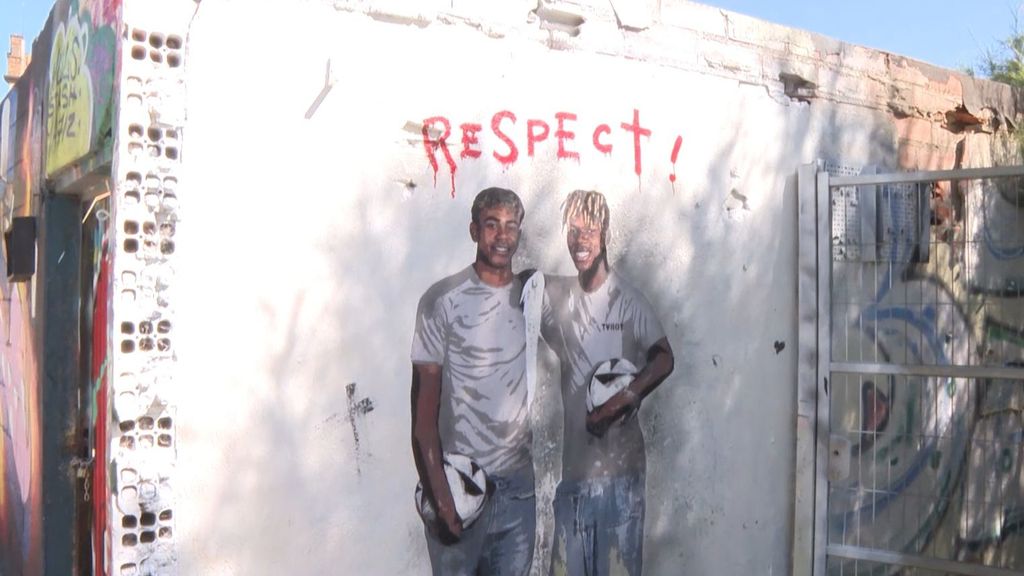 El mural contra el racismo de Nico Williams y Lamine Yamal en Barcelona: "Respeto para estos chicos"