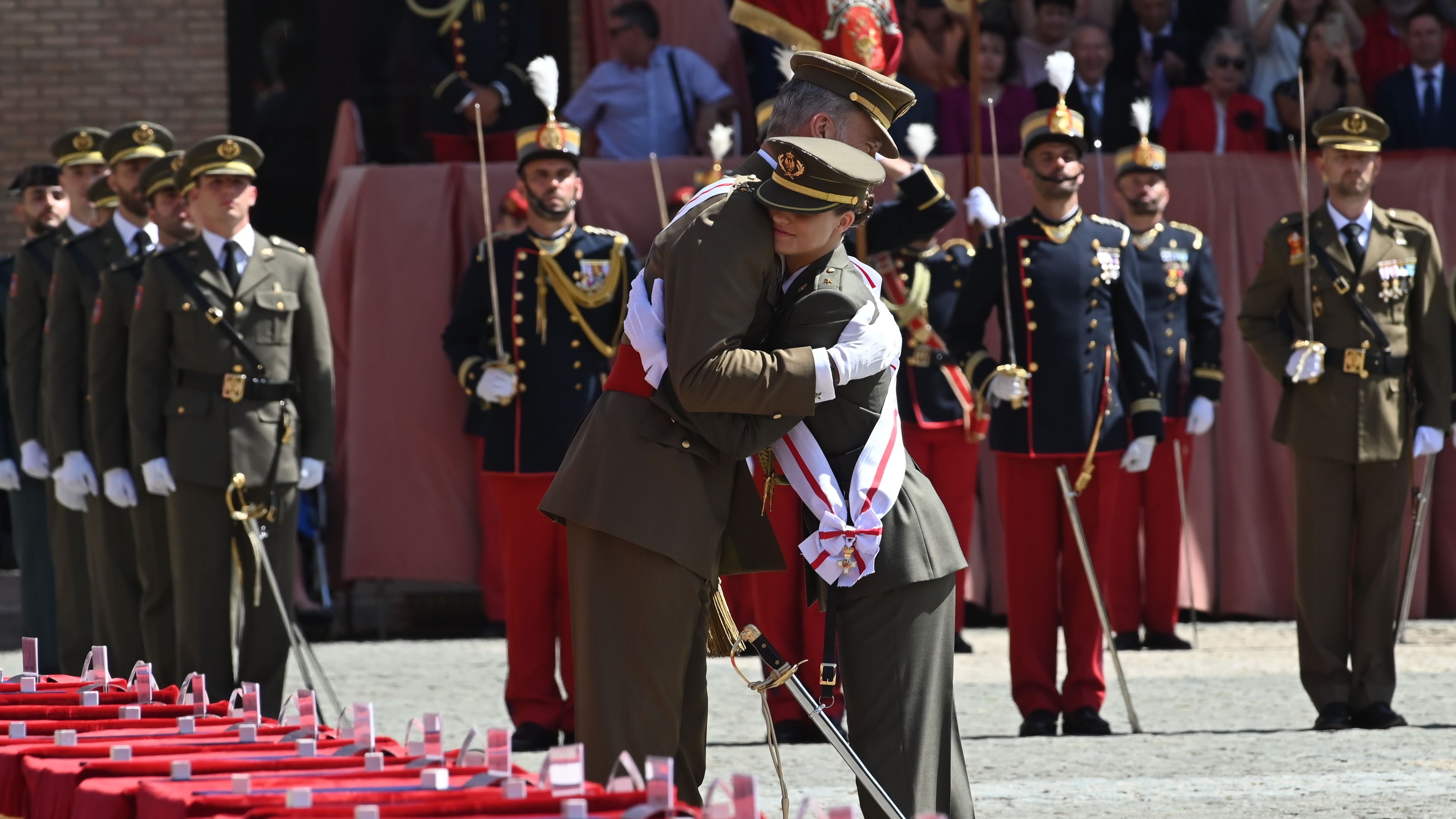 El rey Felipe VI y la princesa Leonor el pasado 3 de julio.
