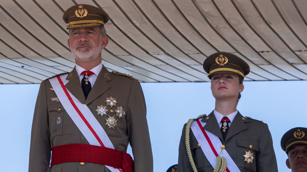 El rey felipe y la princesa Leonor, en Lleida