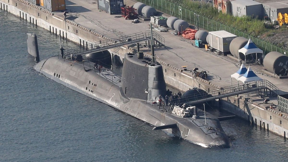 Un submarino nuclear británico de la Royal Navy