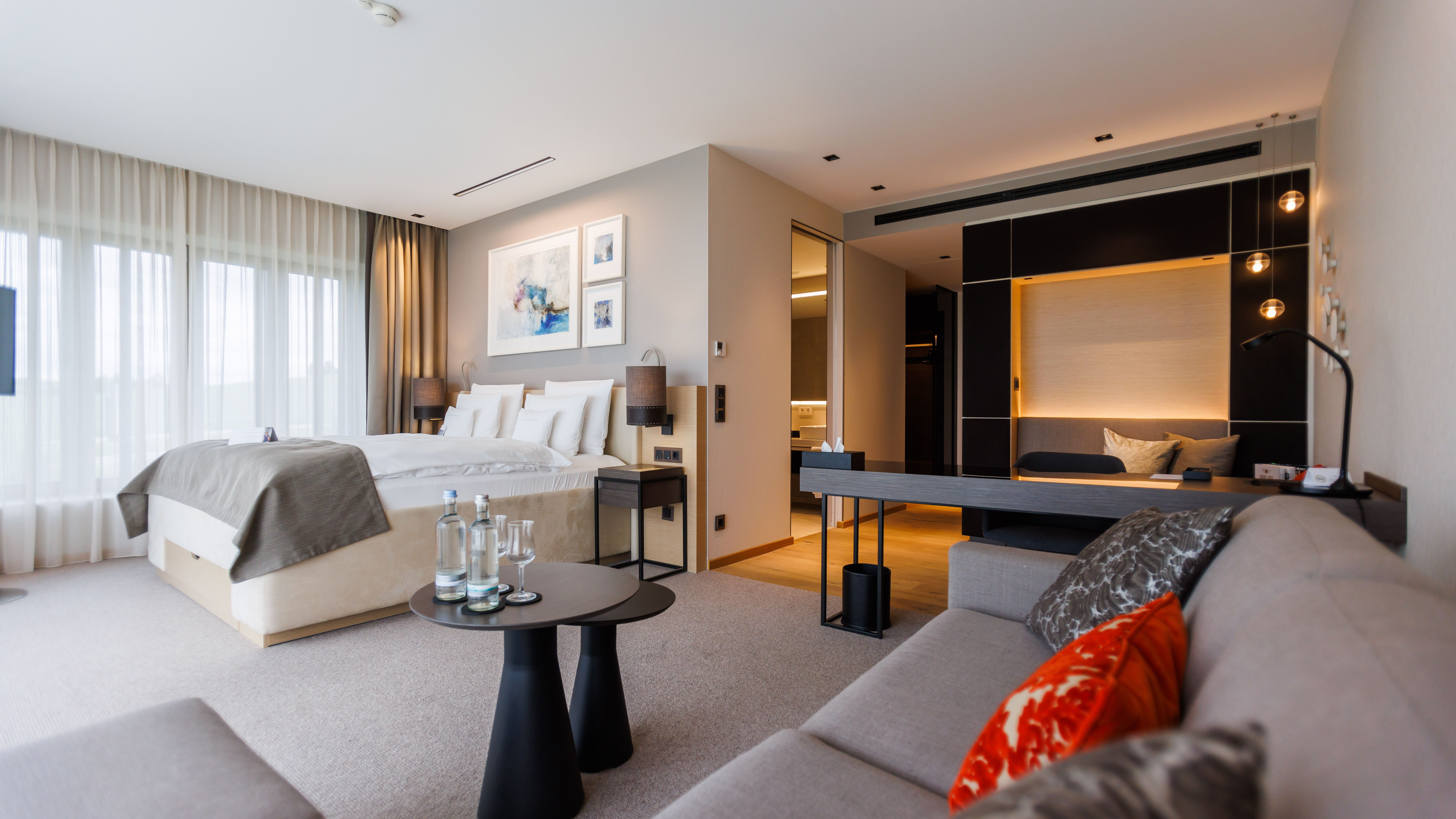 Una imagen de las habitaciones del complejo hotelero en el que vive la Roja