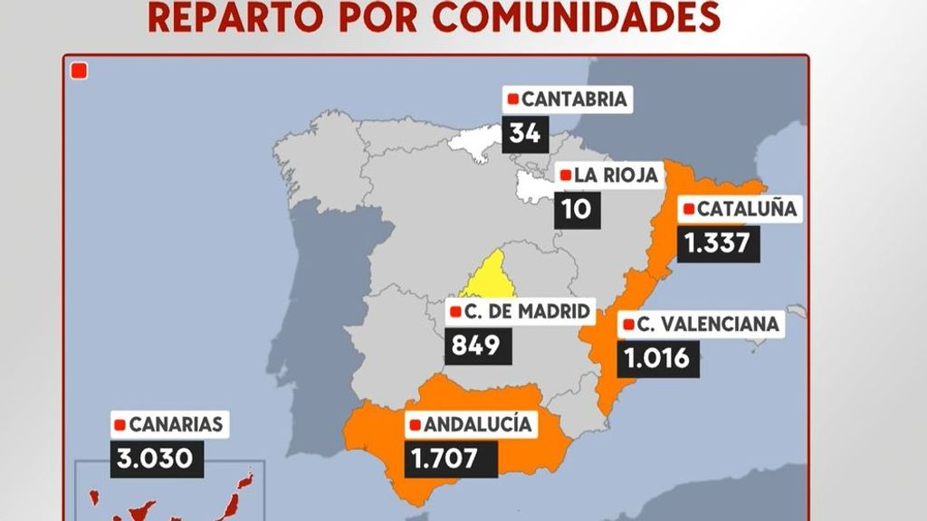 Canarias, la comunidad que más menores acoge: el incremento en los últimos 9 años supera el 3.000%