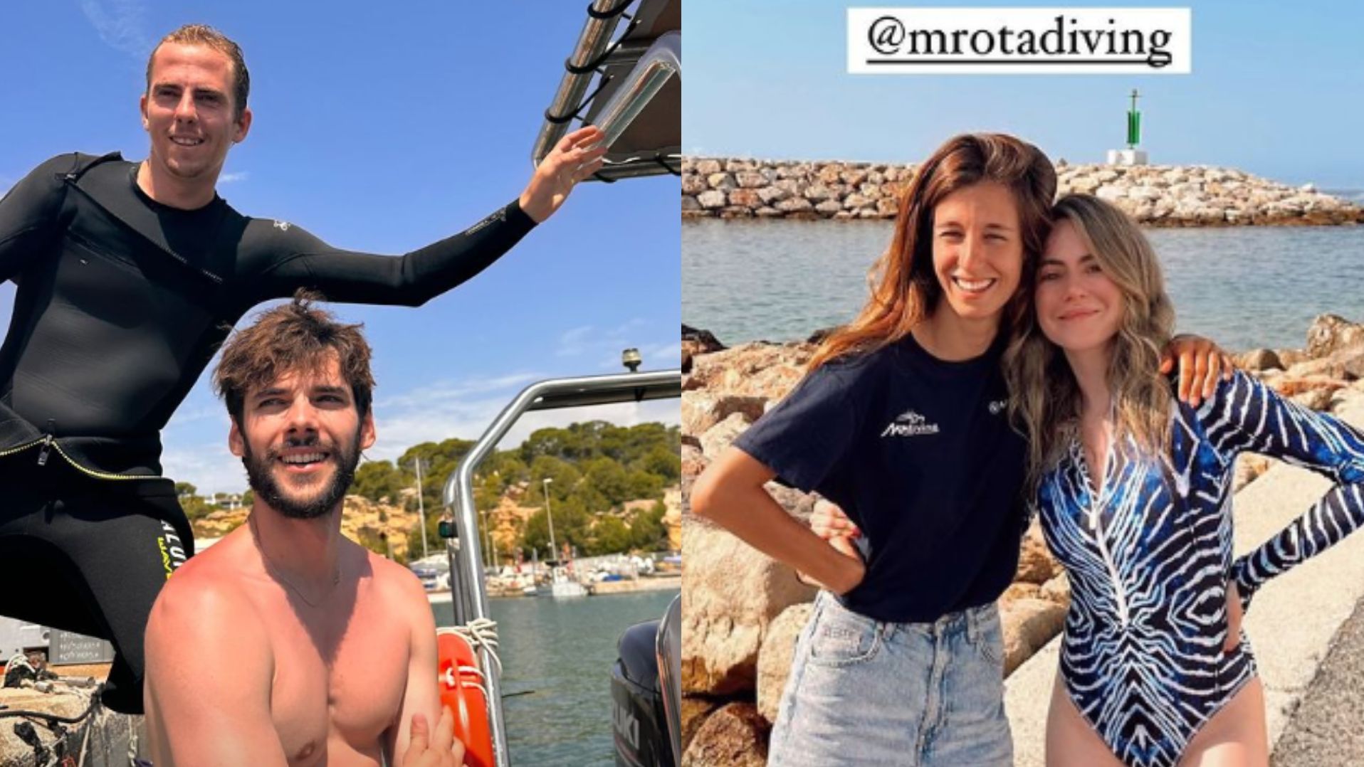 Fotomontaje con imágenes procedentes de: Instagram (@mienfermerafavorita y @alvaroricoladera)