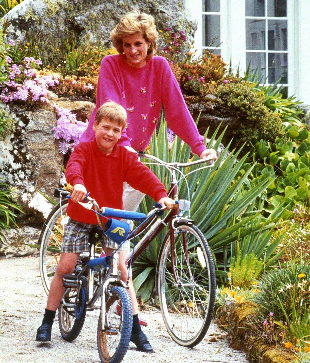 La princesa Diana de Gales y el príncipe Guillermo en una imagen de archivo.