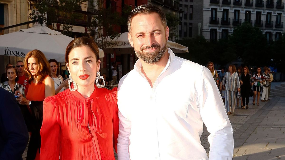 Lidia Bedman y Santiago Abascal