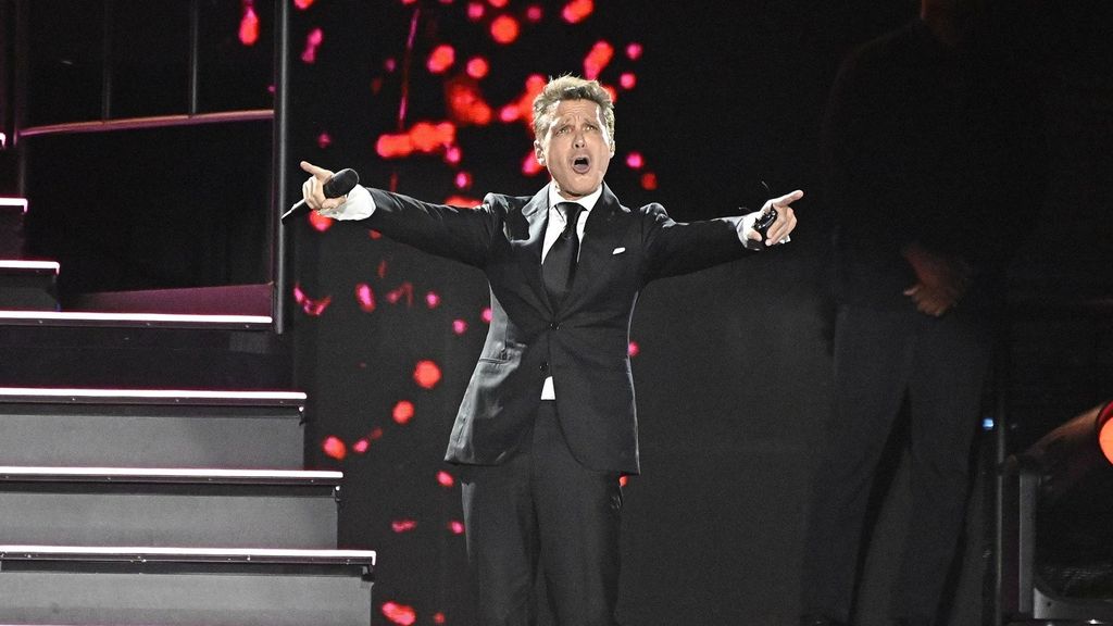 Luis Miguel en el Santiago Bernabéu.