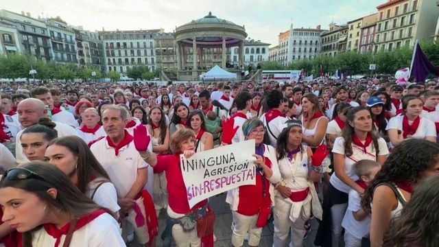 Miles de personas protestan en Pamplona por la agresión sexual en ...