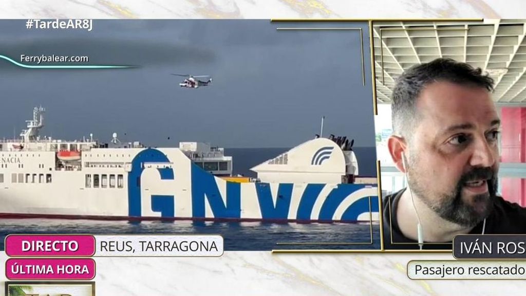 Habla el pasajero evacuado en helicóptero del barco Tenacia: "Tenían miedo de que se me disparase el desfibrilador"
