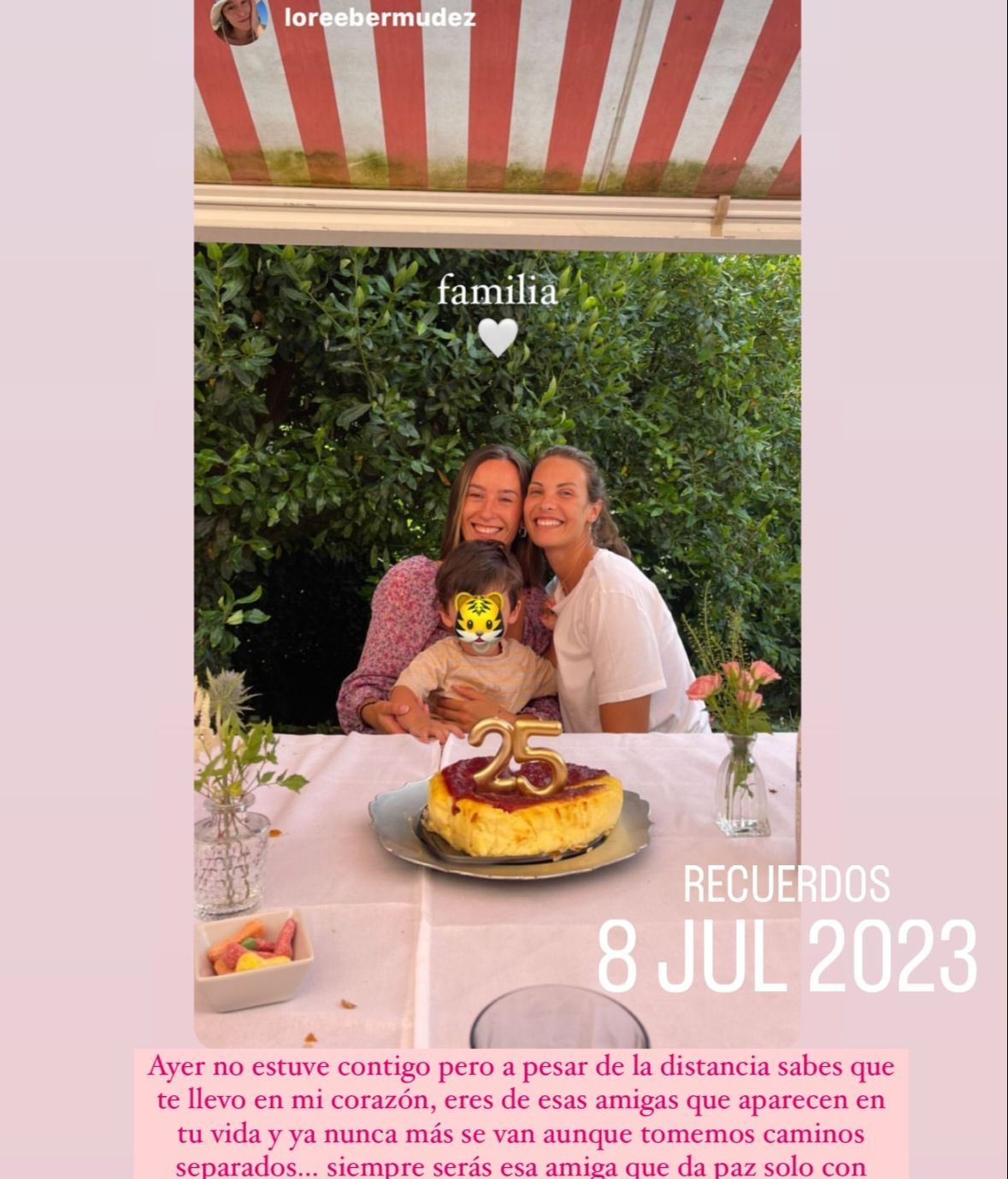 Jessica Bueno reflexiona sobre su amistad con Lorena Bermúdez