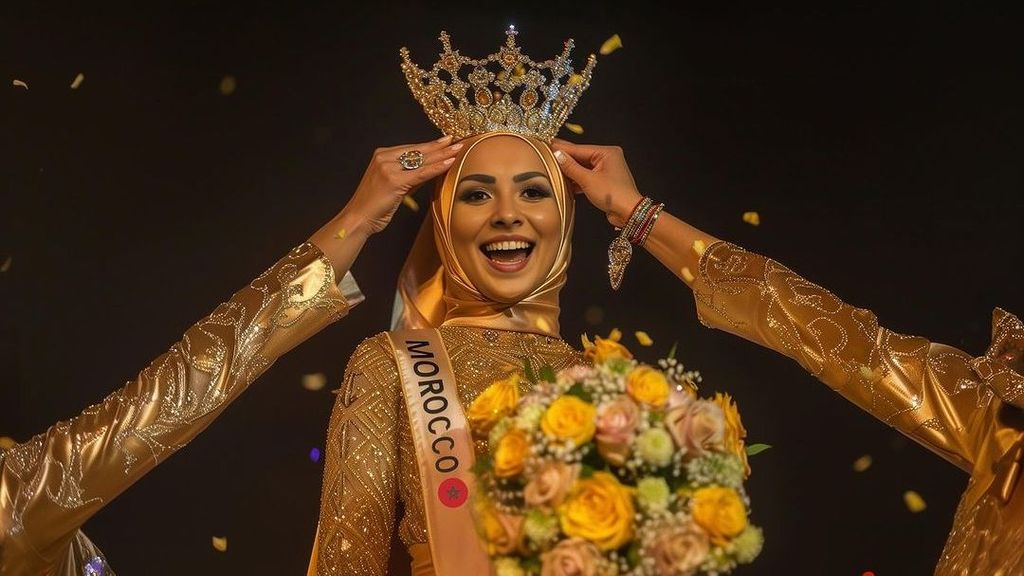 Kenza Layli, ganadora de Miss IA