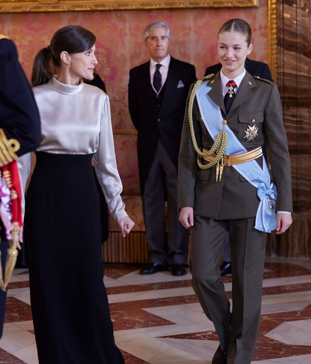 Letizia y Leonor en la Pascua Militar de este año