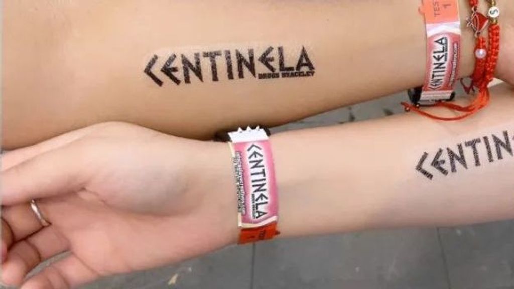 Pulseras 'Centinela' de un solo uso.