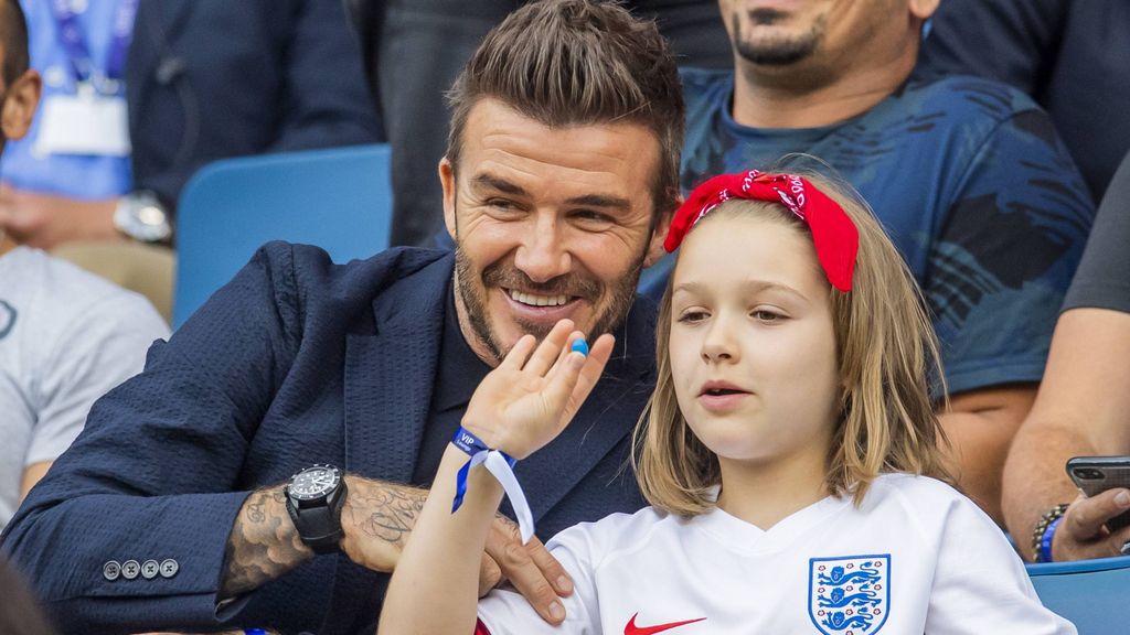 David Beckham felicita a su hija Harper con un vídeo con imágenes inéditas de su infancia