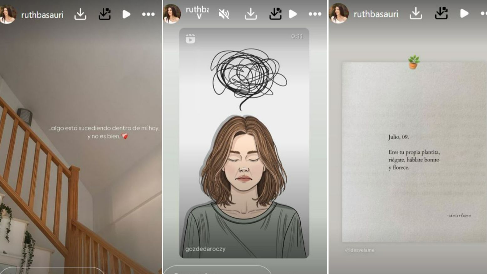 El mensaje que Ruth Basauri ha compartido y que ha preocupado a sus seguidores