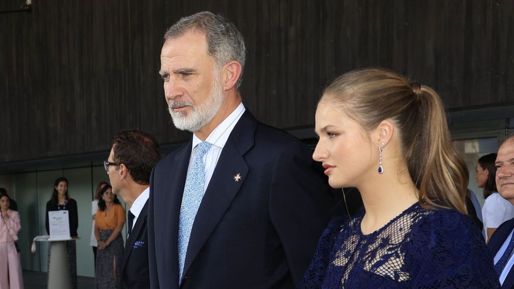 El rey Felipe y la princesa Leonor este 10 de julio.