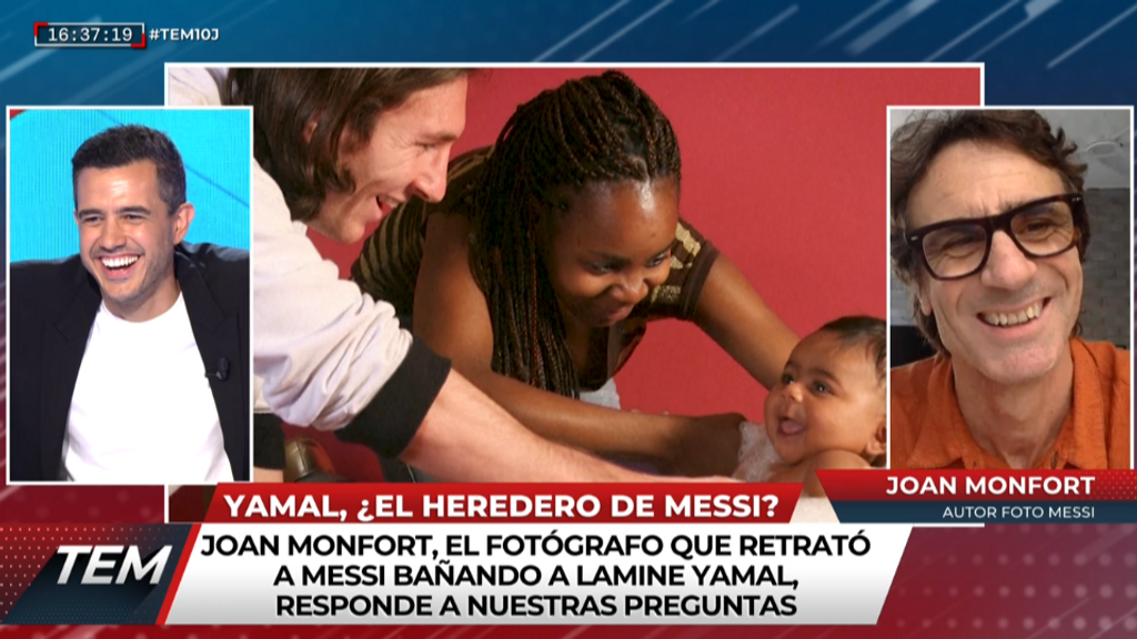 La intrahistoria de la foto viral de Messi y Lamine Yamal: el fotógrafo de la imagen, Joan Monfort, en 'TEM'