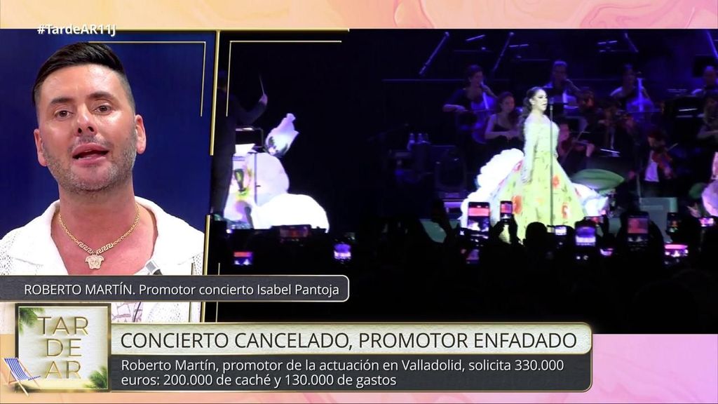 El promotor del concierto cancelado de Isabel Pantoja en Valladolid reclama 330.000 euros desde plató