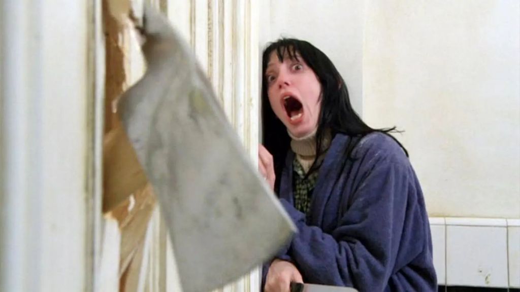 Shelley Duvall durante una de las escenas más icónicas de la película 'El Resplandor'