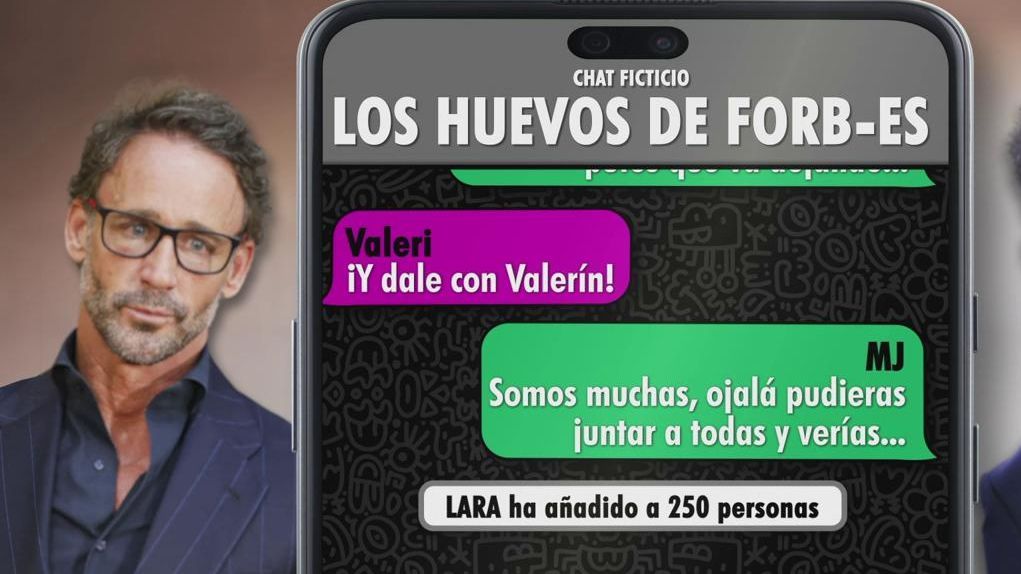 'Así es la vida' recrea un chat ficticio de las ex de Escassi